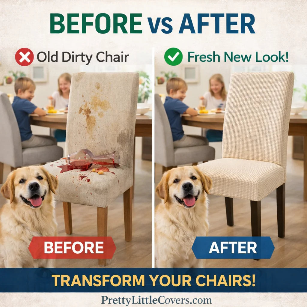 Chair covers – give an old chair a new and fresh look instantly!