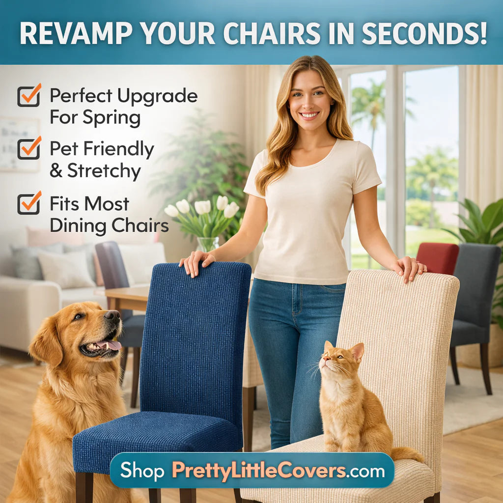 Chair covers – give an old chair a new and fresh look instantly!
