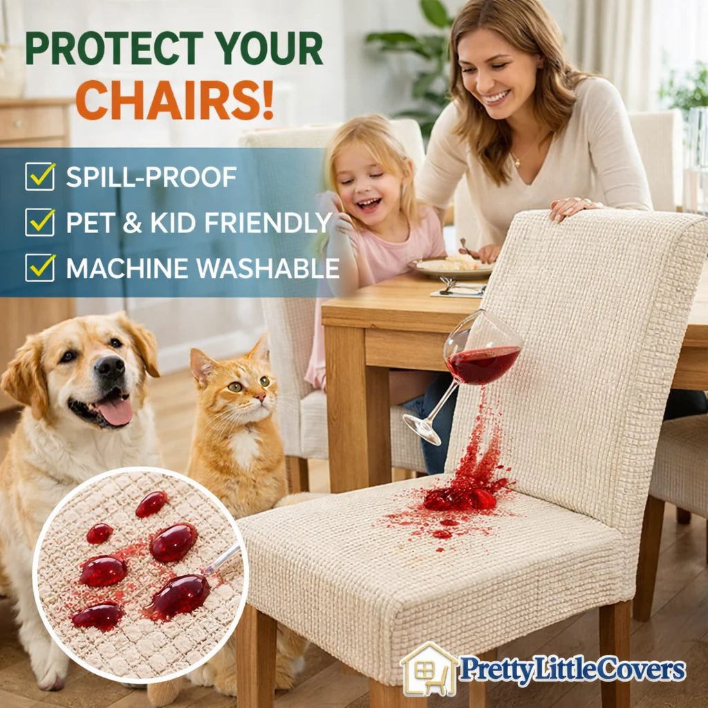 Chair covers – give an old chair a new and fresh look instantly!