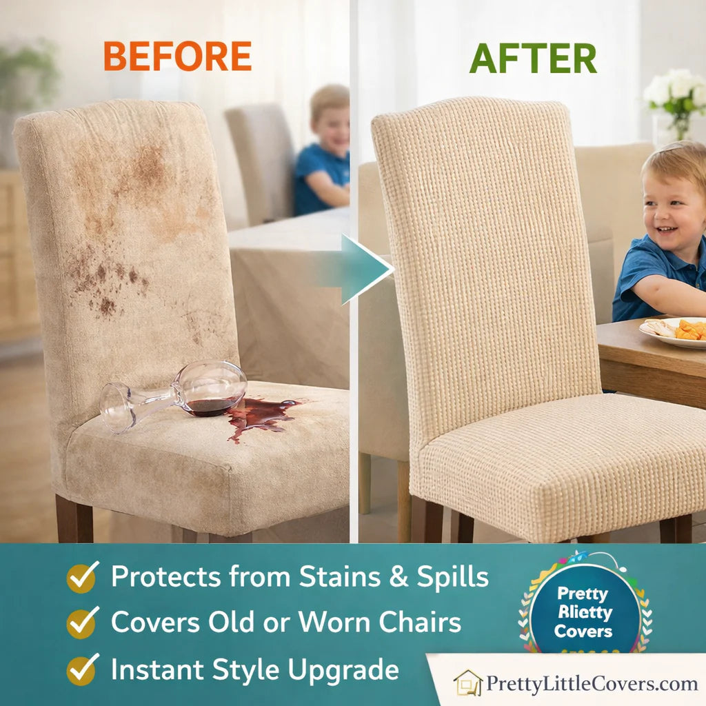 Chair covers – give an old chair a new and fresh look instantly!