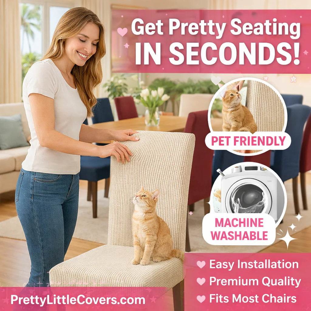 Chair covers – give an old chair a new and fresh look instantly!