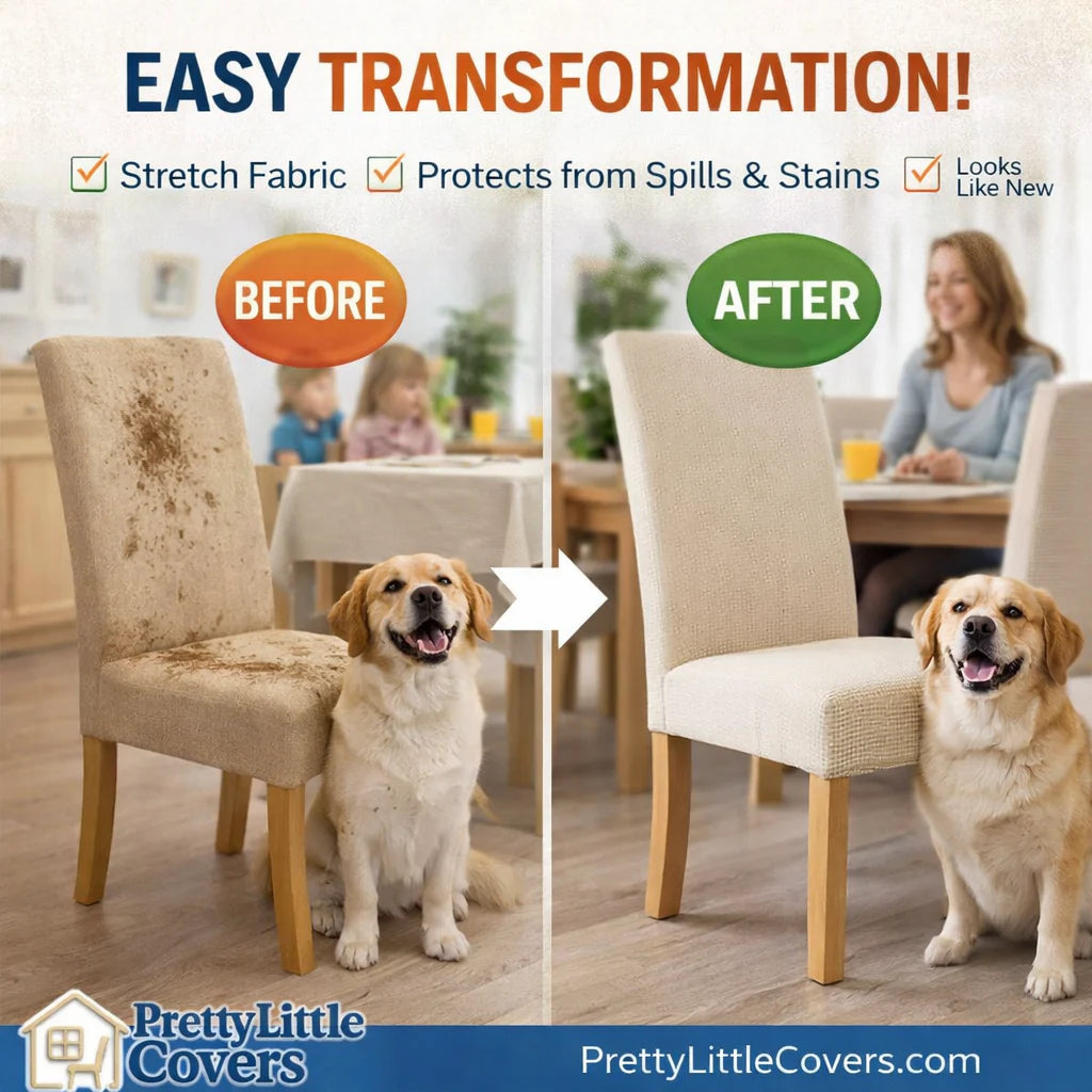 Chair covers – give an old chair a new and fresh look instantly!