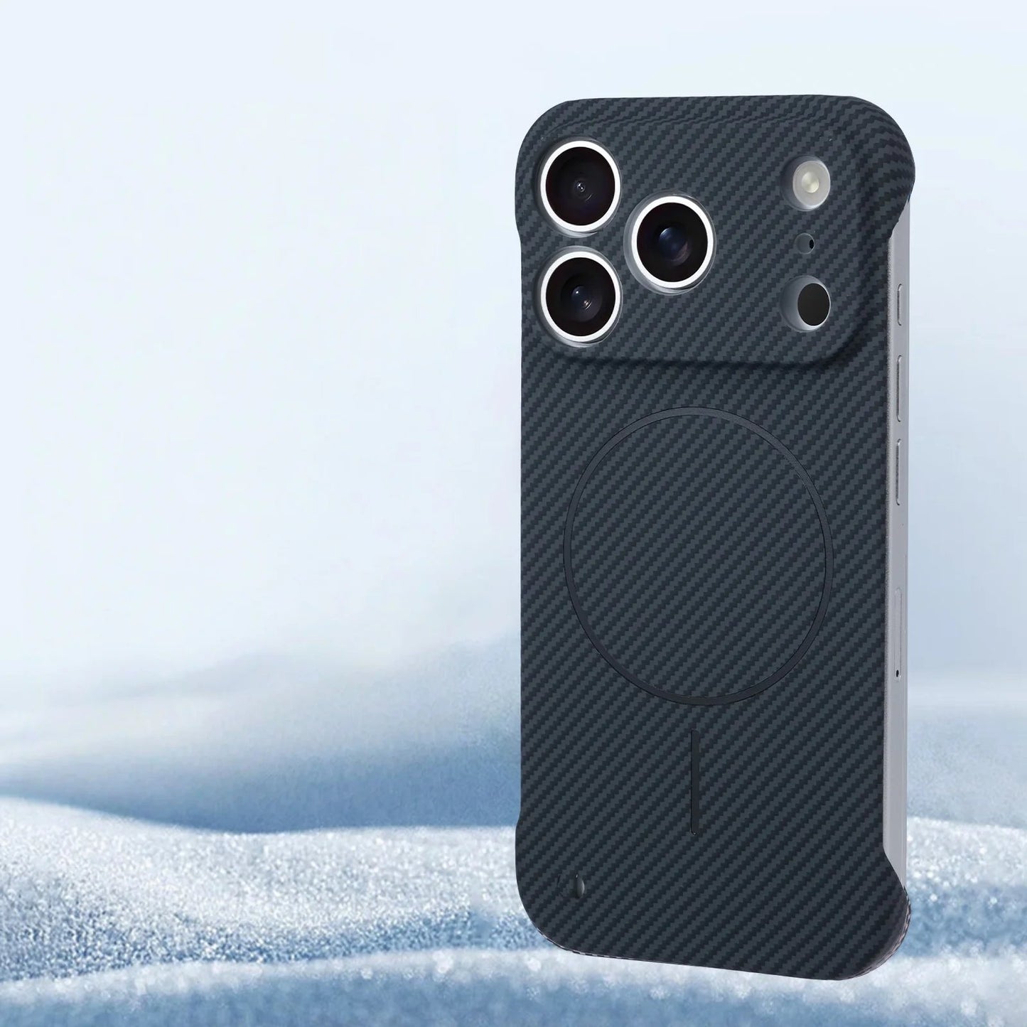 iPhone Ultra-thin Frameless Protective Case — Hard PC Shockproof Case