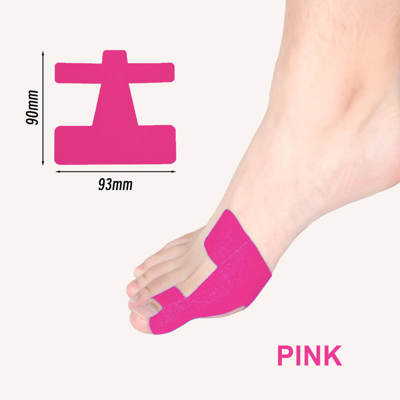 Pre-cut kinesiology tape for hallux valgus