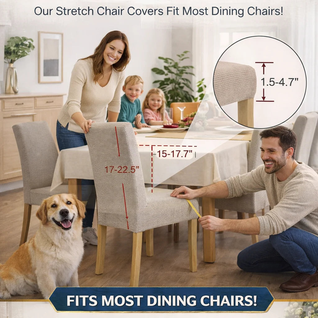 Chair covers – give an old chair a new and fresh look instantly!