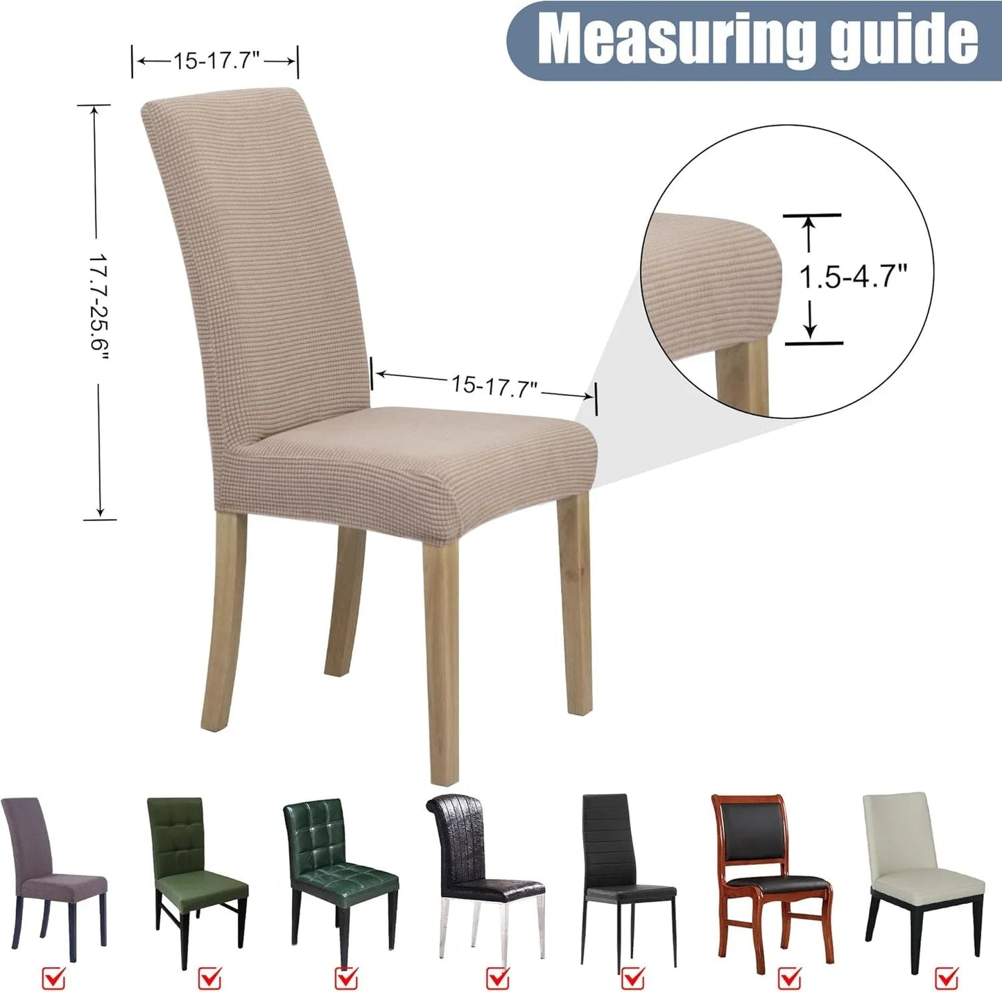 Chair covers – give an old chair a new and fresh look instantly!