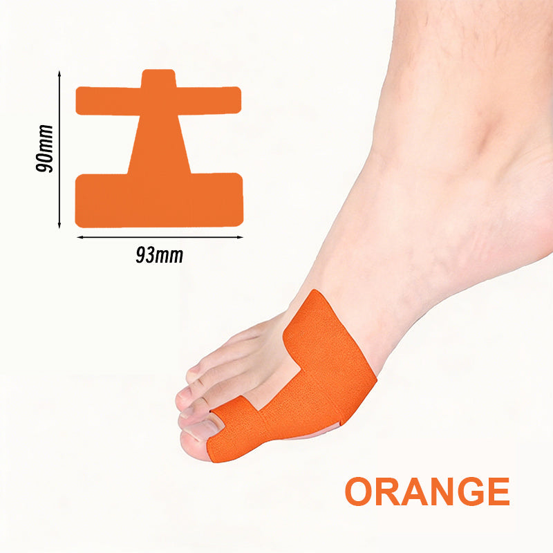 Pre-cut kinesiology tape for hallux valgus