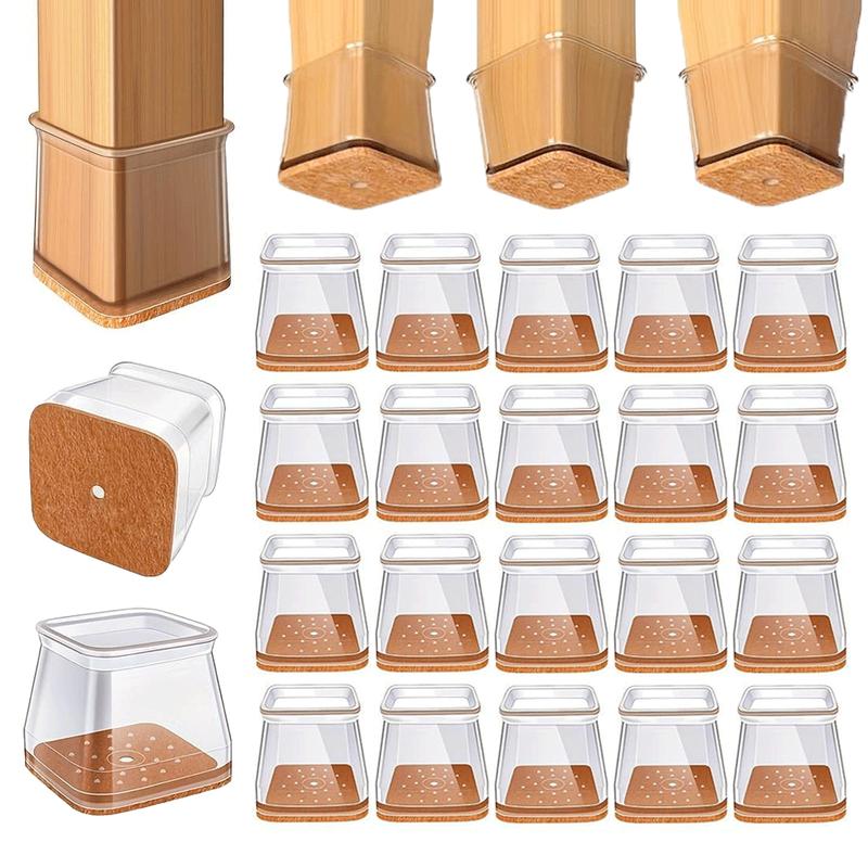 ✨ Universal rubber chair leg protectors – Suitable for all chair leg shapes, scratch-resistant and wear-resistant, the ultimate solution for protecting your floors.