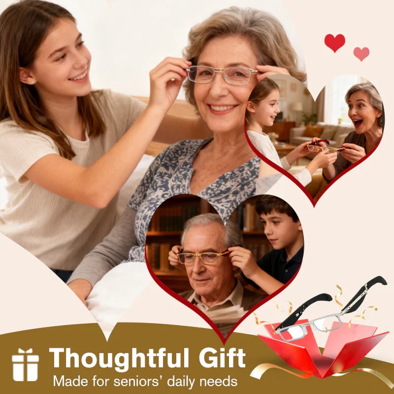 (🎁Last day 49% off)👓Foldable reading glasses with blue light filter and case