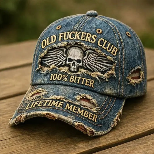 🧢Old F*ckers Club – Vintage-Baseballclub