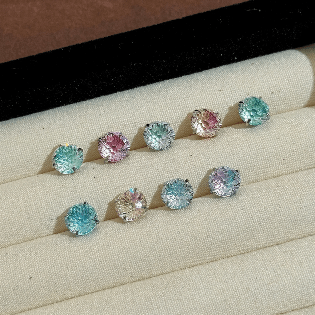 🌈Gradient Sparkling Zirconia Earrings