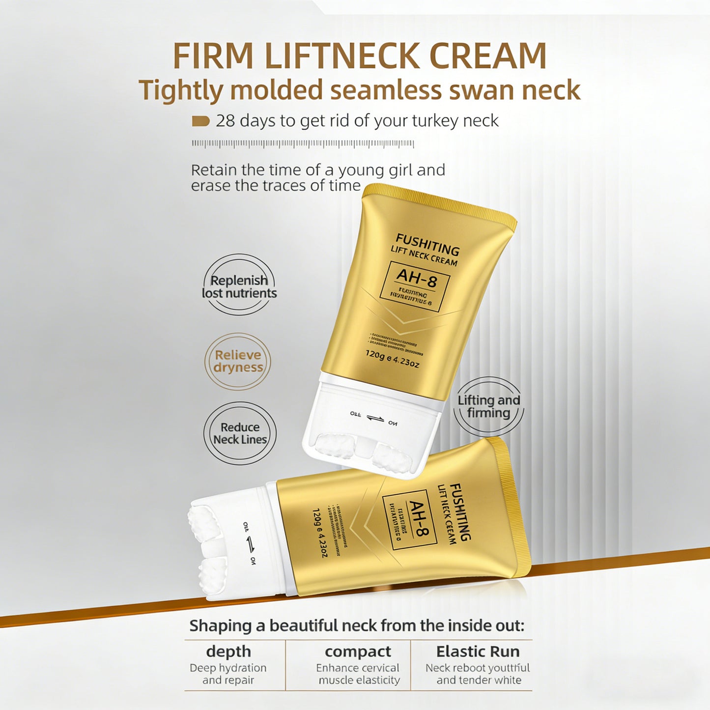 🔥The secret to looking younger🔥 - Neck Firming Roller Cream