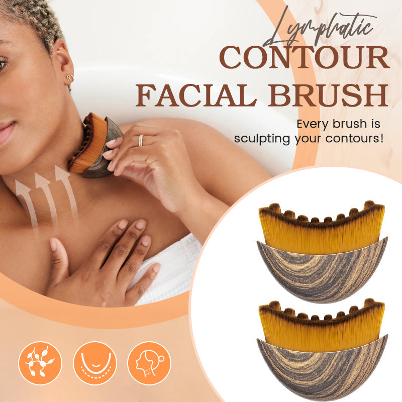 💆♀️ Lymphatic contour brush for the face | Each brush sculpts your contours