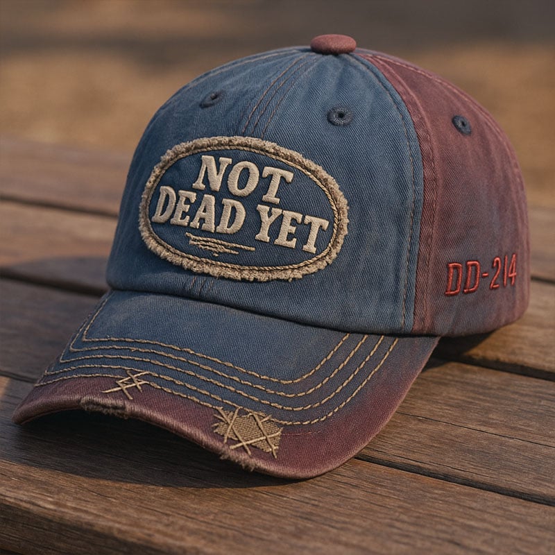Not dead yet – a vintage baseball cap made from washed fabric