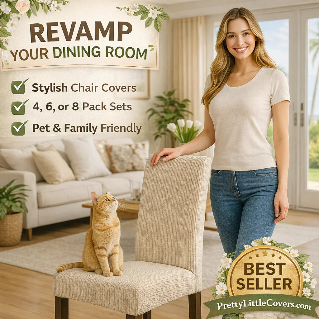 Chair covers – give an old chair a new and fresh look instantly!