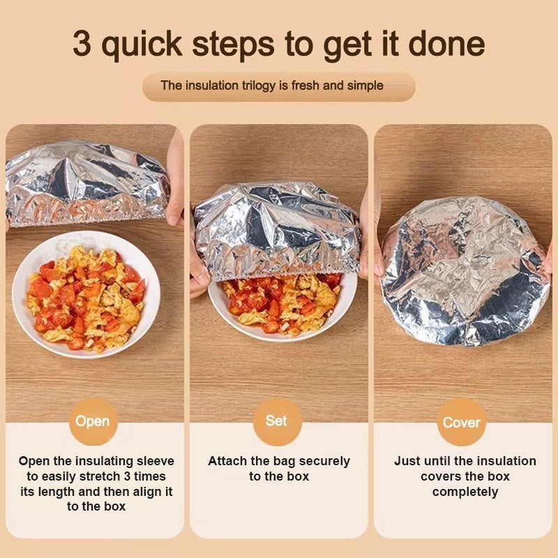 🏠🔥 Keep your food warm and fresh with our aluminum foil! 🔥