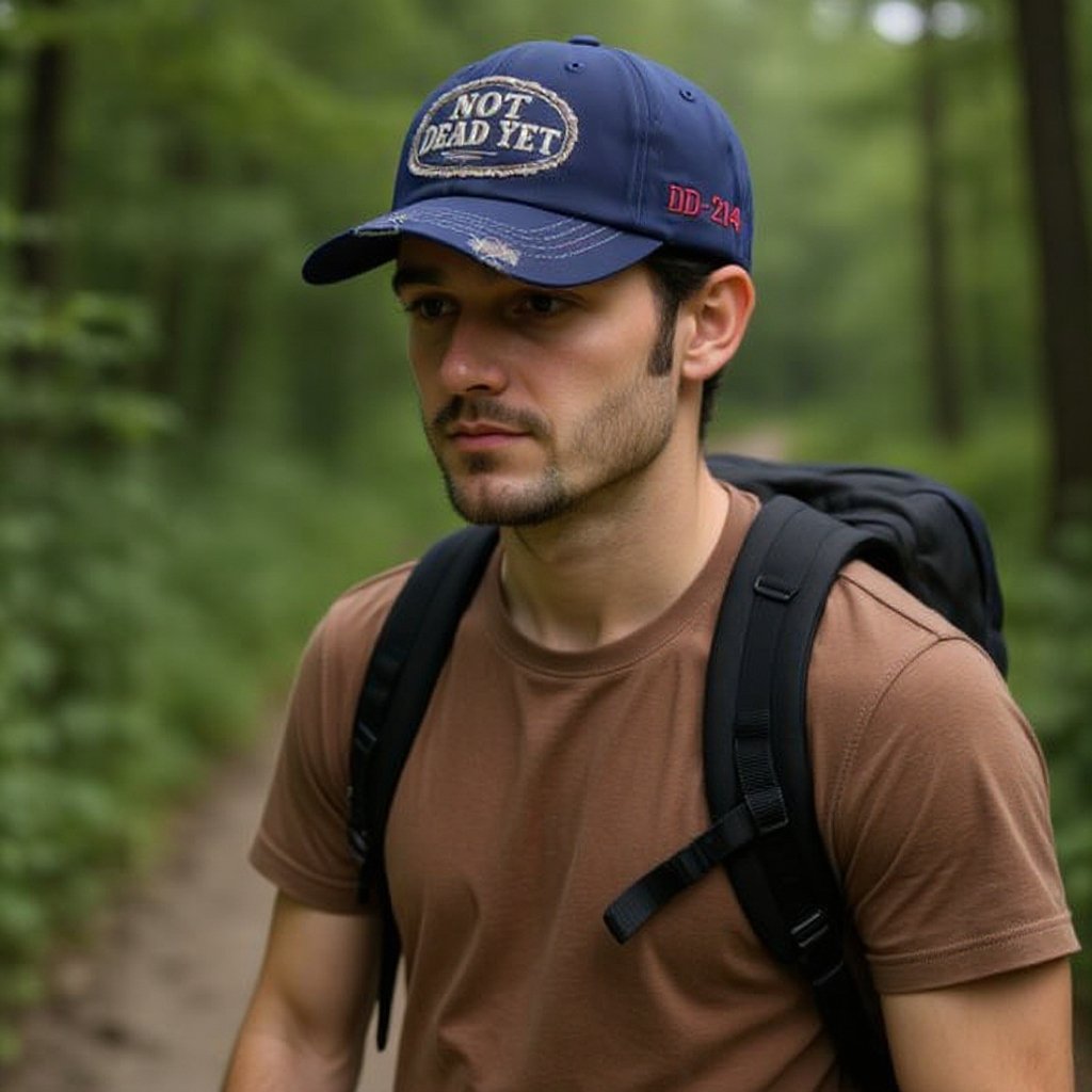 Not dead yet – a vintage baseball cap made from washed fabric