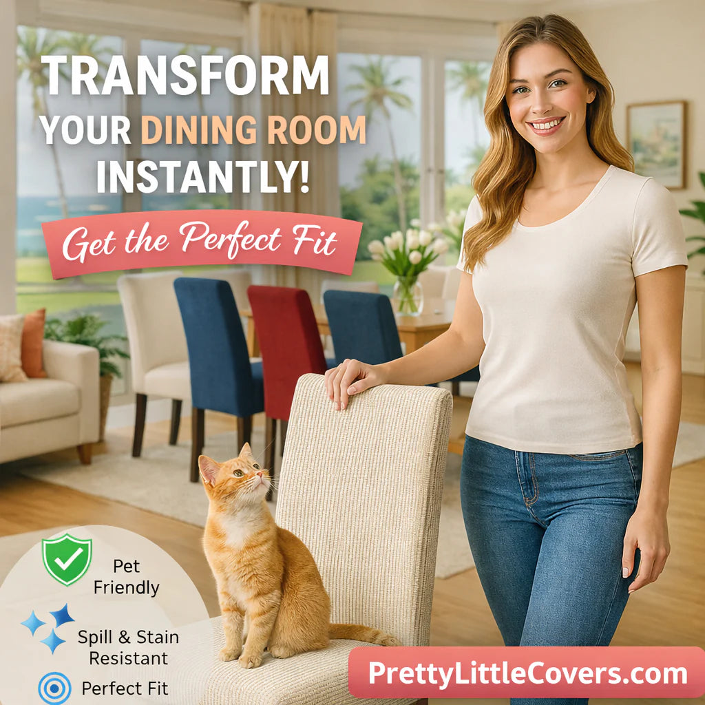 Chair covers – give an old chair a new and fresh look instantly!