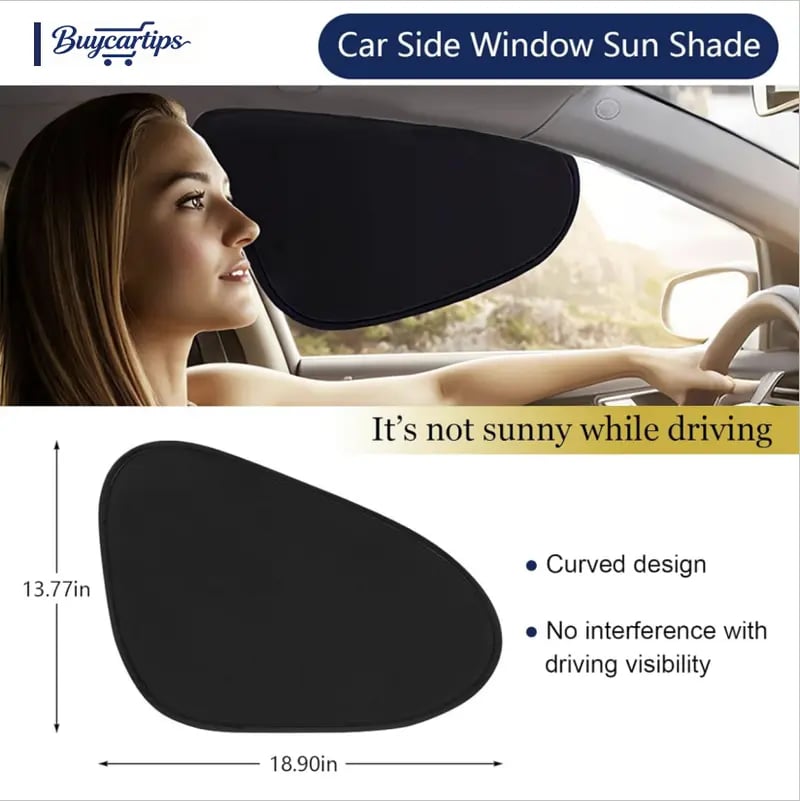 📢⏰Universal Static Cling Side Window Sun Shade