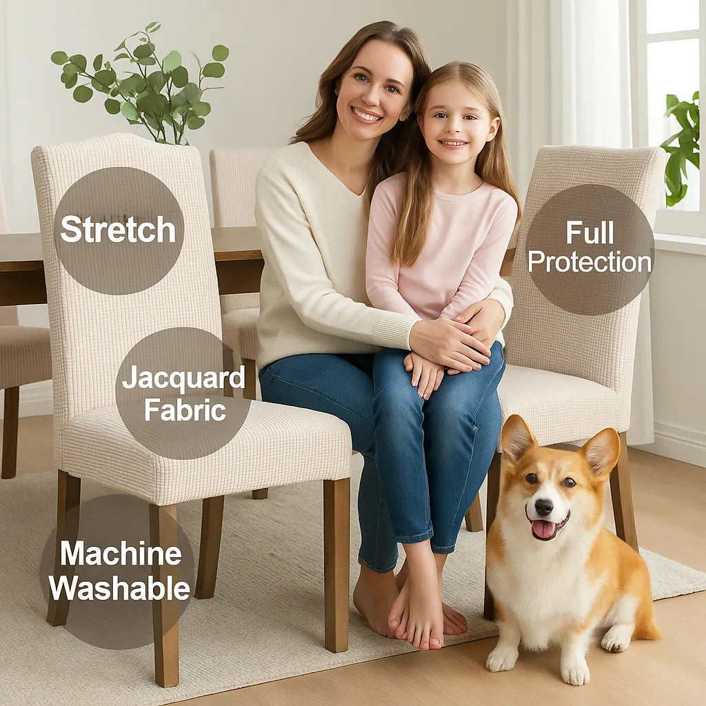 Chair covers – give an old chair a new and fresh look instantly!