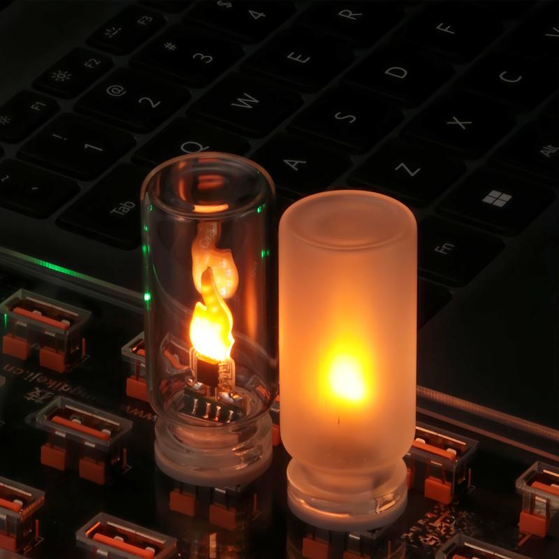 🔥USB mood lamp with realistic flame effect