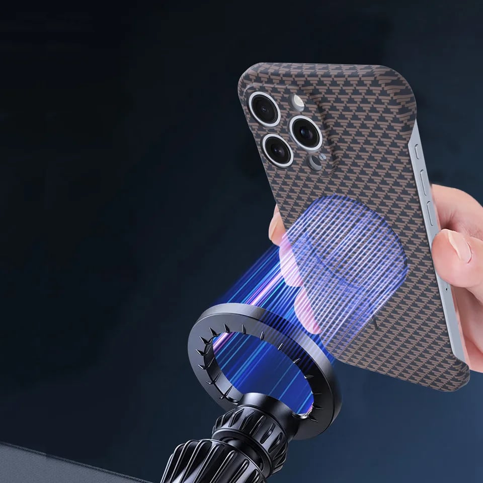 iPhone Ultra-thin Frameless Protective Case — Hard PC Shockproof Case
