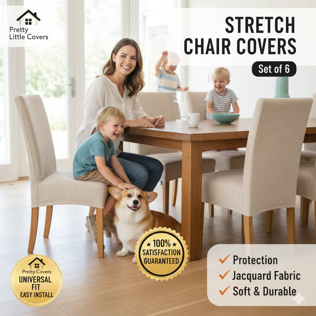 Chair covers – give an old chair a new and fresh look instantly!