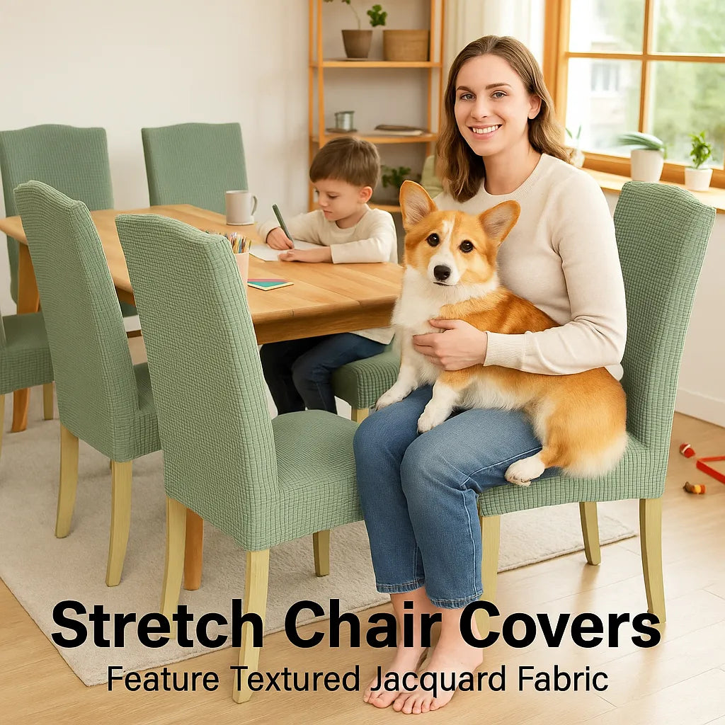 Chair covers – give an old chair a new and fresh look instantly!