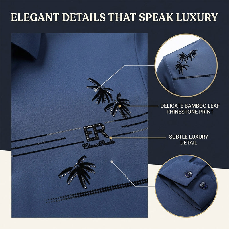 👔2026 New Arrival-Men’s slim-fit, non-iron, printed long-sleeved shirt