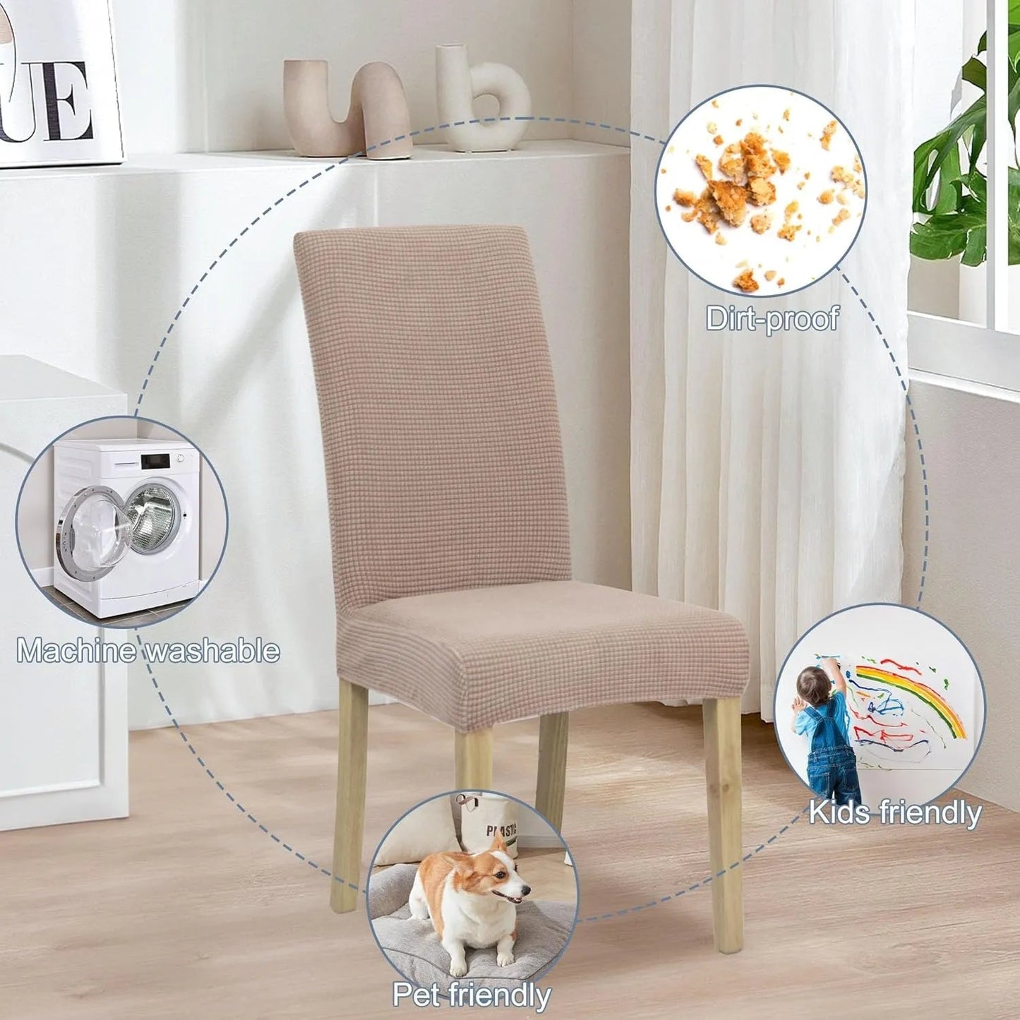 Chair covers – give an old chair a new and fresh look instantly!