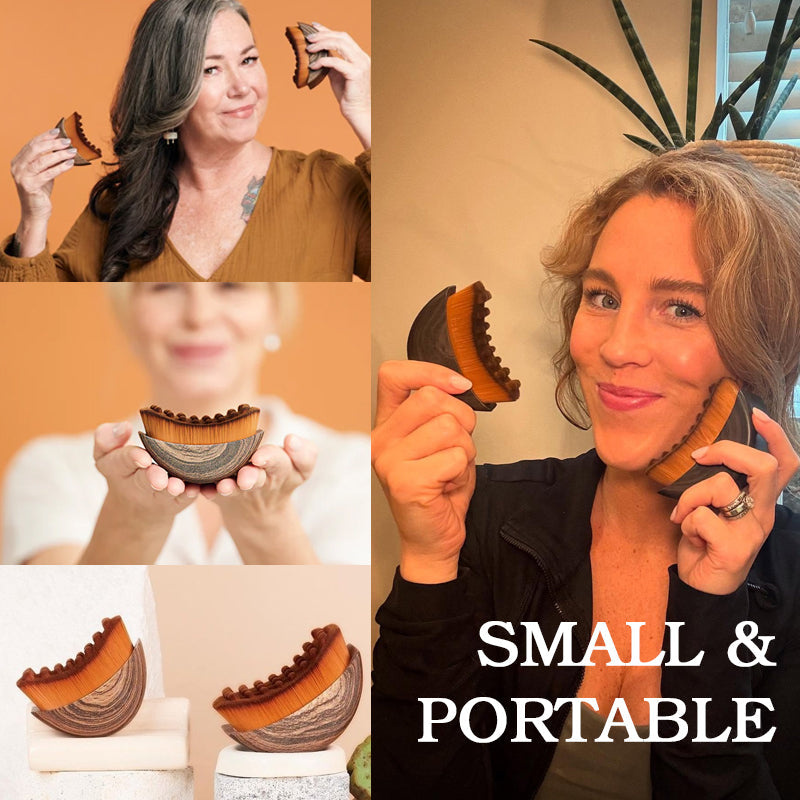 💆♀️ Lymphatic contour brush for the face | Each brush sculpts your contours