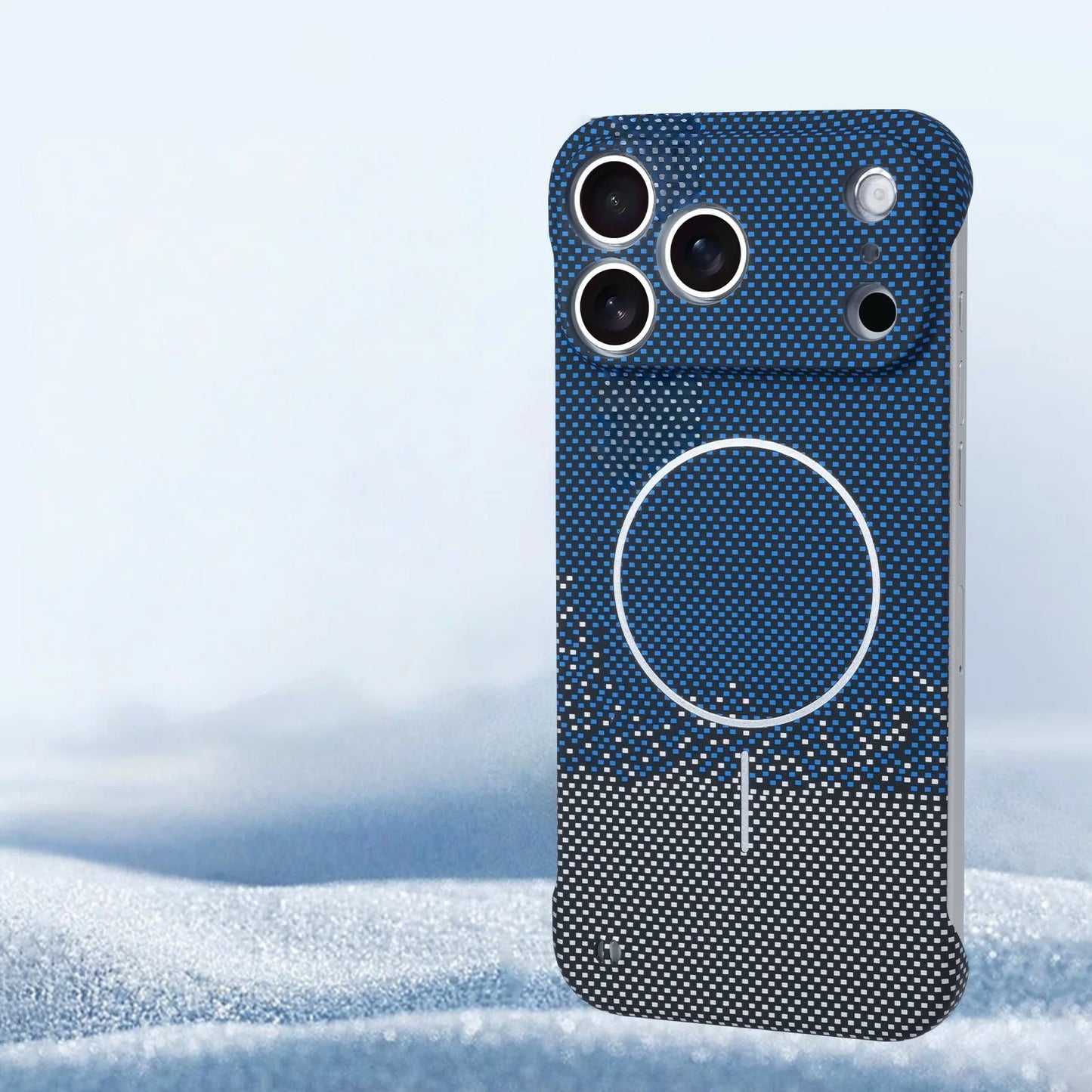 iPhone Ultra-thin Frameless Protective Case — Hard PC Shockproof Case