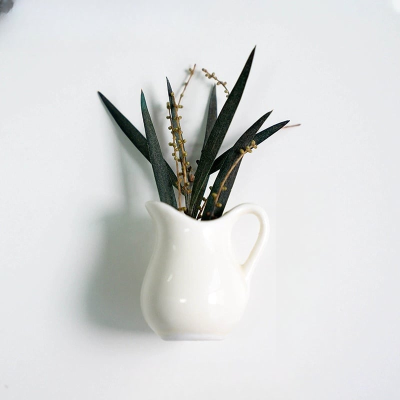 🌸Cute Plant Ceramic Vase Fridge Magnets