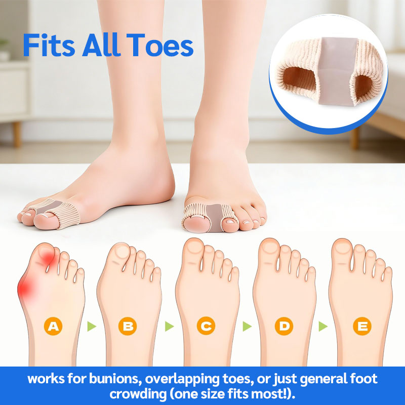 🦶✨ Toe separators & bunion corrector – Pain-free relief for bunions and overlapping toes for women & men! ✨