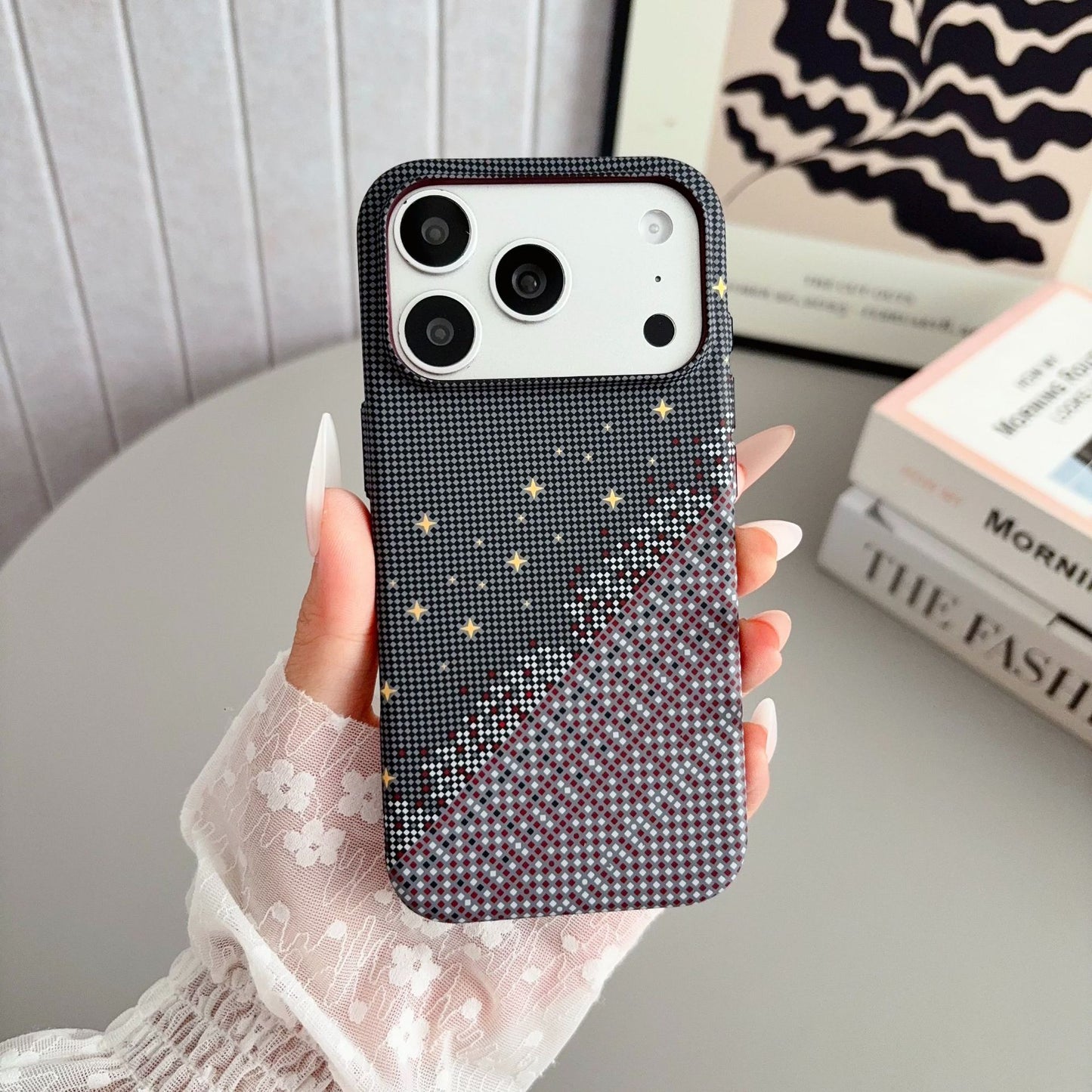 iPhone Starlight Carbon Fiber Magnetic Case