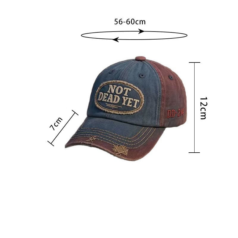 Not dead yet – a vintage baseball cap made from washed fabric