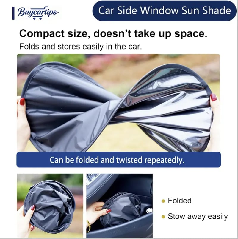 📢⏰Universal Static Cling Side Window Sun Shade