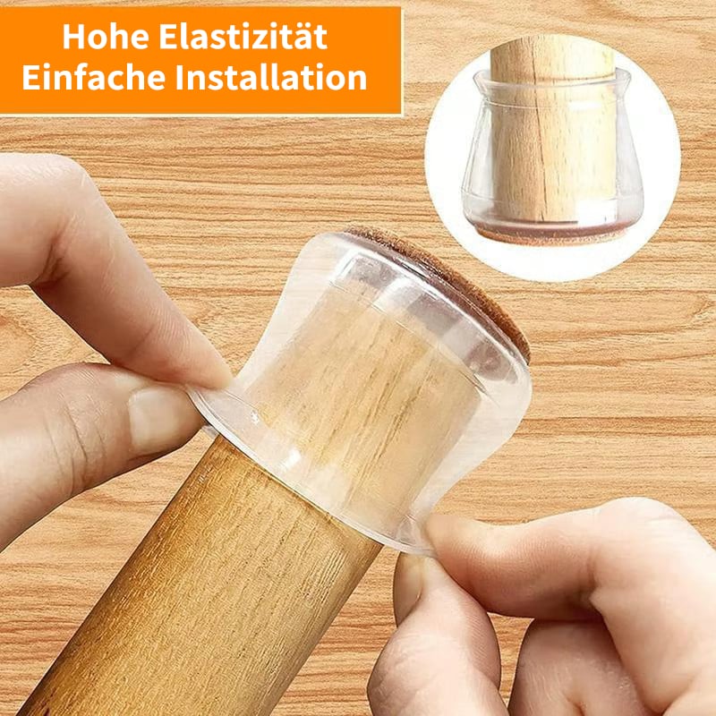 ✨ Universal rubber chair leg protectors – Suitable for all chair leg shapes, scratch-resistant and wear-resistant, the ultimate solution for protecting your floors.