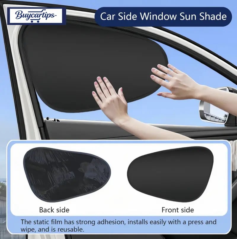 📢⏰Universal Static Cling Side Window Sun Shade