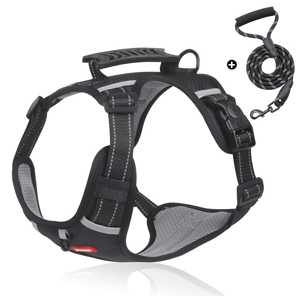 🔥 50% BLACK FRIDAY SALE! 🐕‍🦺 Anti-pull dog harness 🐾 No more leash jerks!
