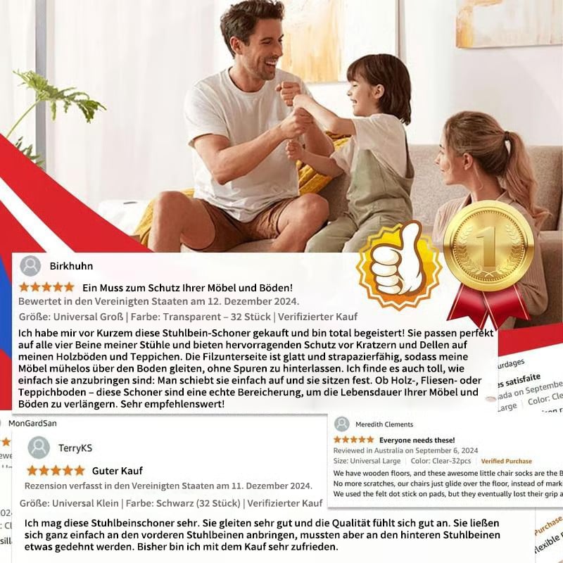 ✨ Universal rubber chair leg protectors – Suitable for all chair leg shapes, scratch-resistant and wear-resistant, the ultimate solution for protecting your floors.