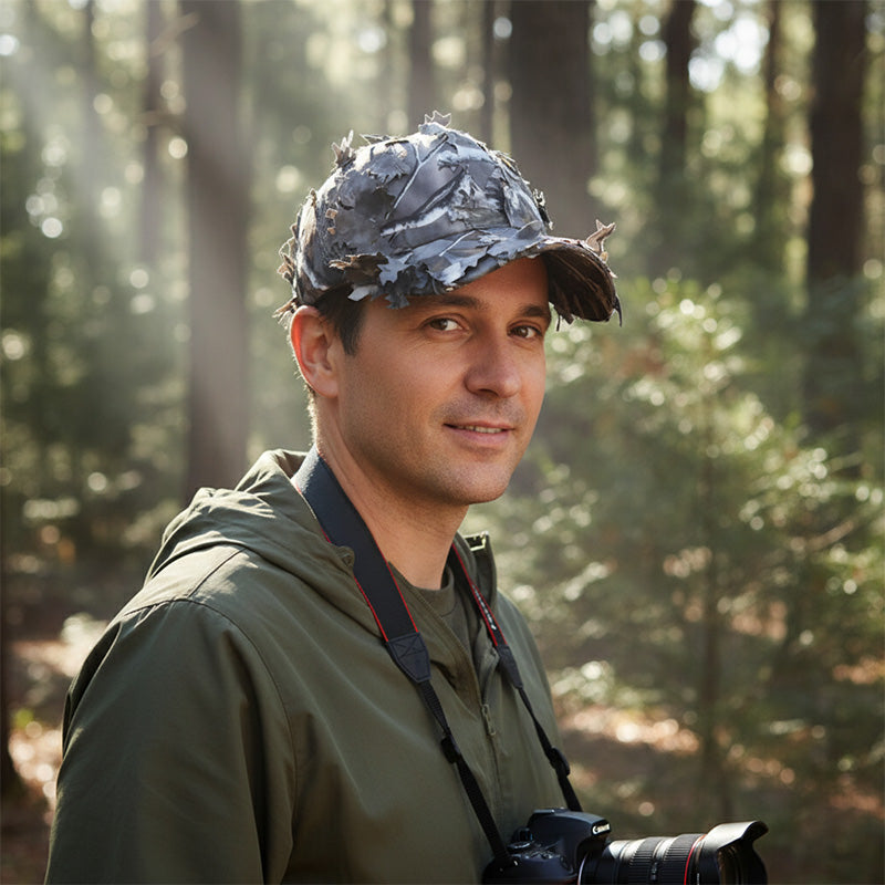 🧢3D Leaf Camouflage Baseball Cap