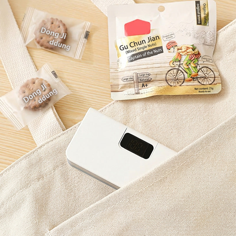 🔧Portable USB sealing machine with two functions – sealing and opening, LED display with 6 settings