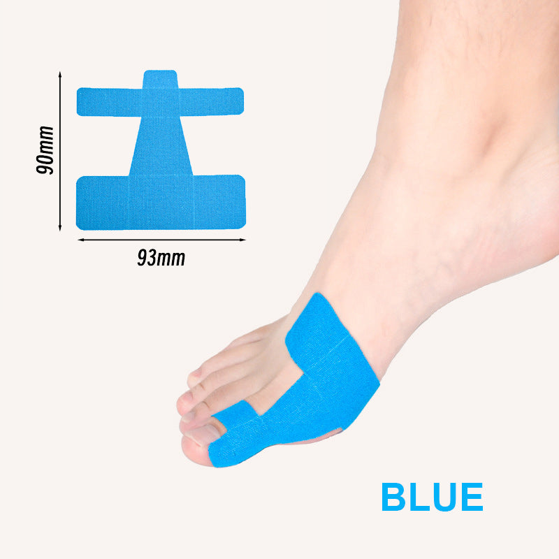 Pre-cut kinesiology tape for hallux valgus