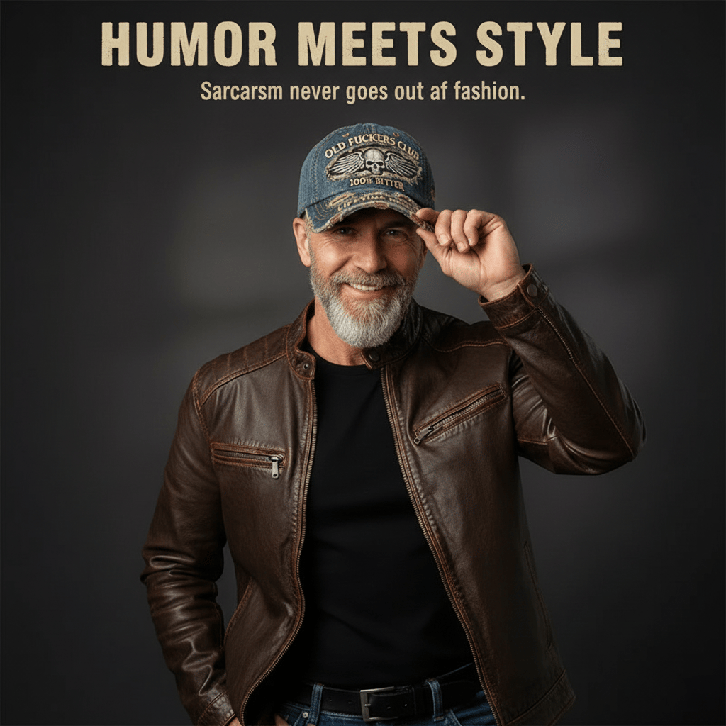 🧢Old F*ckers Club – Vintage-Baseballclub