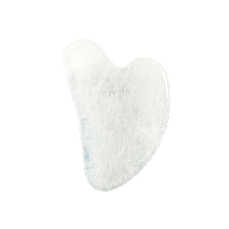 💖Natural Crystal Heart-Shaped Gua Sha Massager – Full Body Gua Sha Tool for Face, Neck & Body