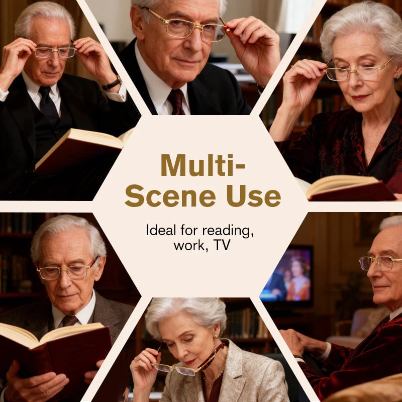 (🎁Last day 49% off)👓Foldable reading glasses with blue light filter and case