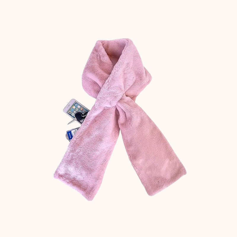 Black Friday Big Promotion Save 49%🔥Faux Fur Scarf With Hidden Zipper Pocket