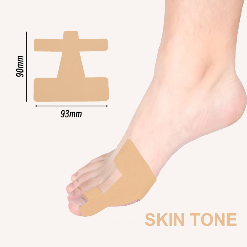 Pre-cut kinesiology tape for hallux valgus