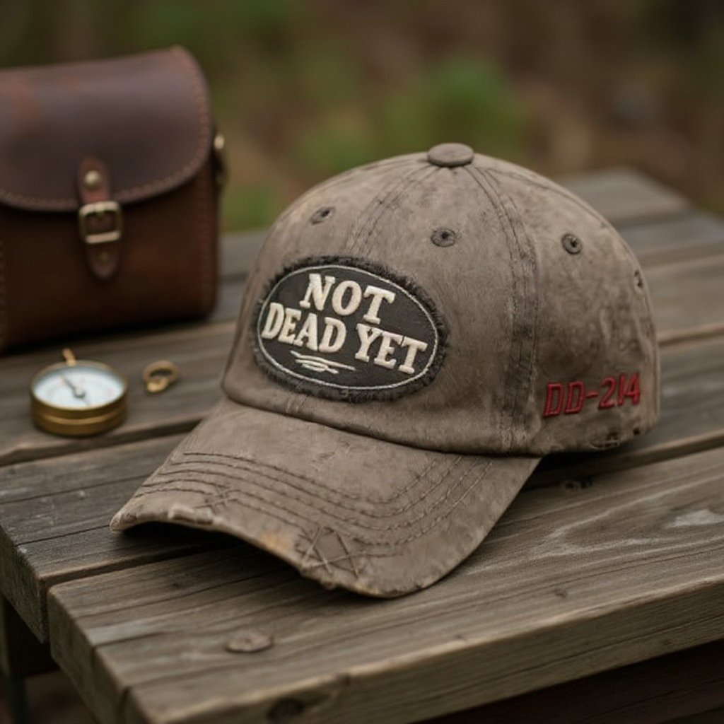 Not dead yet – a vintage baseball cap made from washed fabric